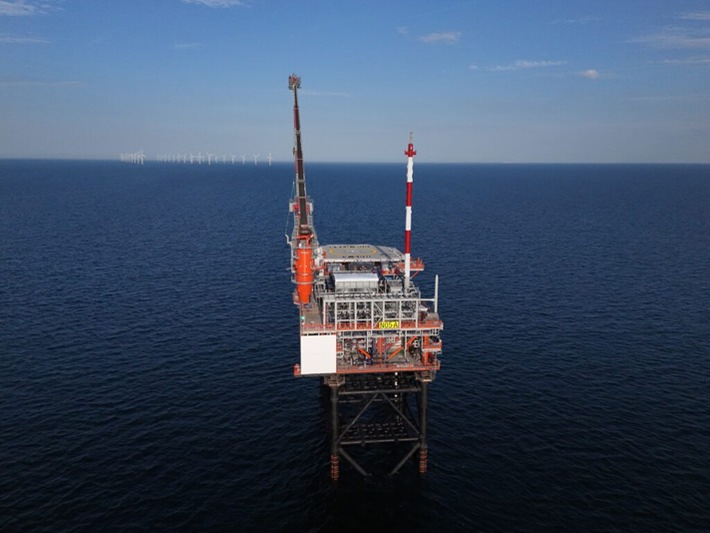 Gasförderung in der Nordsee weiter ausgebaut: Zweite Förderbohrung Plattform N05-A gestartet